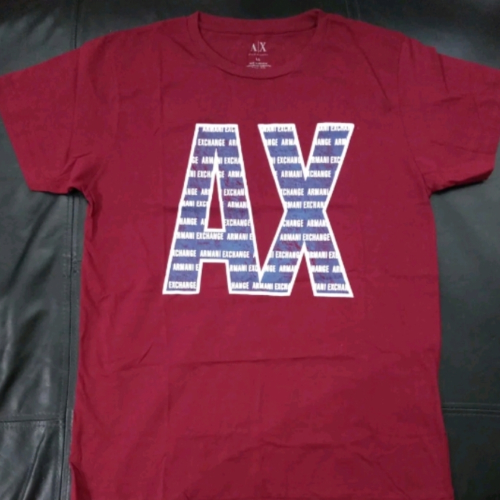 Armani Exchange  Cotton AX Logo size L -T Shirt -NWT